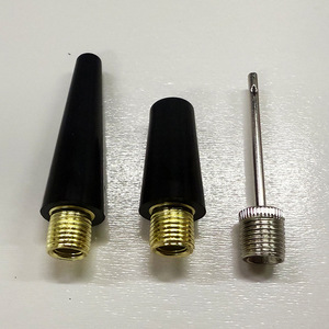 Kit de connecteurs de gonflage pour pompe à air, aiguille métallique pour gonfleur de pneus de vélo, accessoire de 43 mm de longueur, corps en plastique avec filetages en laiton - Product Image 1