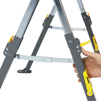 Chevalet en métal pliable de haute qualité pour le travail du bois, banc télescopique réglable pour les constructeurs
