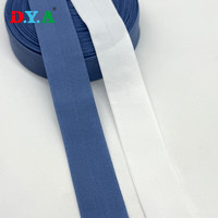 20mm Mat Couture Biais Doux Couleur Pli Sur Élastique Nylon Reliure Élastique pour Accessoires De Vêtement