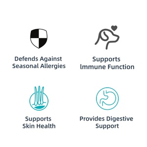 Suplementos Naturales para Alergias en Mascotas OEM y ODM, Refuerzo Inmunológico, Masticables Blandos para Perros y Gatos, Sin Granos, Salud de la Piel y el Pelo en Botellas - Product Image 2