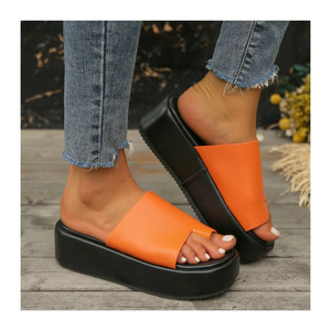 Factory Wholesale High Quality Summer New Women's Large Size Fashion Thick Soles to Wear Casual - Product Image 2