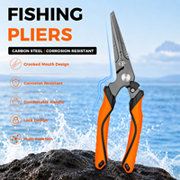 Pince coupante multifonctionnelle en acier au carbone de 9 pouces pour ligne tressée, pêche, mèches fendues et anneaux ouverts – Écologique, durable et portable