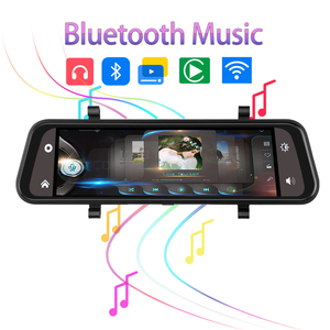 Radio para Auto con Pantalla Táctil de 9.66\", Carplay Inalámbrico, Android Auto, Grabadora de Video, Receptor de Radio para Auto, BT 5.0, WiFi, FM, Espejo Retrovisor, Pantalla IPS, Cámara de Visión Trasera - Product Image 5