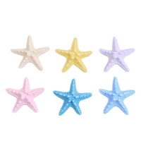 Nuevos Dijes de Resina con Forma de Estrella de Mar, Grandes y Limpios, de Aproximadamente 56*53mm, Ideales para Manualidades, Zapatos, Sombreros, Pulseras, Regalos, Horquillas, Bolsos y Cajas