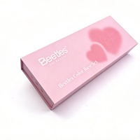 Caja de Regalo Magnética Rosa Mate de Lujo con Tapa Abatible, Inserto de Espuma, Logotipo Personalizado, Embalaje de Cartón Rígido, Doble Apertura, para Cosméticos, Gel de Uñas