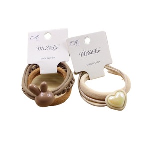 Ensemble d'élastiques à cheveux MiSeLe avec breloques décoratives pour filles, pour un usage quotidien - Product Image 5