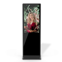 Pantalla Digital LCD de Alta Calidad de 43 Pulgadas con Resolución 4K, SDK de Animación, Soporte de Pie con Pantalla Táctil para Tiendas Minoristas y Centros Comerciales
