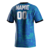 T-shirt à col rond de l'équipe de gymnastique pour hommes en gros Maillot court Chemises de rugby de Madagascar
