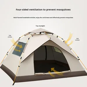 Summer Tent for Outdoor Use Easy Set Light Luxury Style <strong>Simple</strong> Storage Automatic Quick-Opening Waterproof 1000-1500mm - Product Image 4
