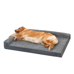 Cama ortopédica ecológica de plástico refrescante para perros, tipo tienda, cuadrada, extraíble, lavable, calmante, a prueba de mordeduras, para animales pequeños, profunda, al por mayor - Product Image 1