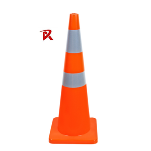 अनुकूलित 90 सेमी 36 'लोगो शंकु टिकाऊ 900 मिमी भारी नारंगी pvc यातायात शंकु के साथ सफेद परावर्तक 3.4kg 4.5 किलोग्राम 5 किलोग्राम सड़क उपयोग - Product Image 2