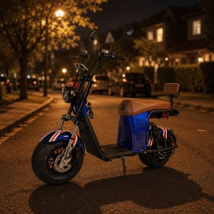 Scooter Eléctrico de Dos Ruedas Estilo Brasileño 2026, 1000w, para Adultos, Neumáticos Anchos, Batería de Litio 20ah, 60km de Autonomía, Precio de Fábrica X26 - Product Image 1