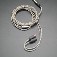 Nouvelle arrivée 6N argenté MP3 câble pour audio-technica IM01/IM02/IM03/IM04/IM50/ IM70