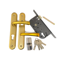 Serrure de Porte Antivol 101, Verrou de Jante Extérieur pour Porte en Bois, Cylindre en Laiton, Serrure de Jante Afrique