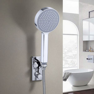 دش يدوي حديث بفوهة تنظيف بسيطة 103 ملم للحمام - Product Image 2