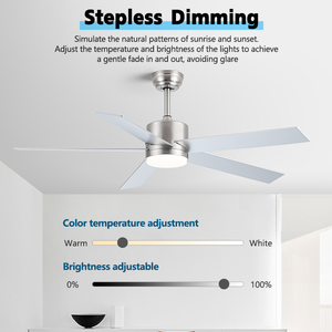 <span class=keywords><strong>Abat</strong></span>-<span class=keywords><strong>jour</strong></span> intérieur moderne en acrylique avec 5 pales de serrage LED télécommande de ventilateur de plafond personnalisable vente en gros en usine - Product Image 4