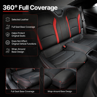 Housses de siège auto universelles Topfit, ensemble complet pour SUV, berline, camion, cuir imperméable, durable, anti-rayures