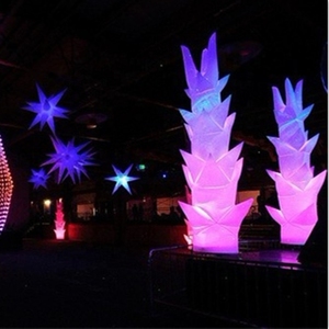 Decorazioni di scena su misura luce LED grande gonfiabile germogli di bambù colonna Blow Up illuminazione cono Tuck per la decorazione di eventi - Product Image 2