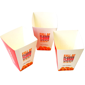 Cajas de Cartón Kraft Desechables para Alimentos, Personalizadas de Fábrica, para Empacar Hamburguesas, Reciclables, al por Mayor, Precio Bajo, Comida Rápida - Product Image 4