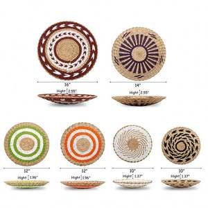 Decoración de entrada de <span class=keywords><strong>casa</strong></span>, decoración de Bosque Negro, colgante de pared de simulación, clínica redonda, sala de estar dorada para dormitorio de parejas - Product Image 4