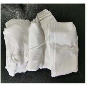 Beyaz t shirt paçavra endüstriyel çorap klipleri pamuk atık kesim silme bezi temizlik için