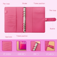 Carnet de budget en cuir PU personnalisé avec logo, idéal pour le défi d'épargne de 100 jours – Vente chaude en gros