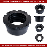 Pièces détachées d'occasion pour camions pompe à béton : Bloc de palier à grande extrémité Sany, Ensemble de bride de carter de trémie à valve en S, Fournisseur chinois 2026