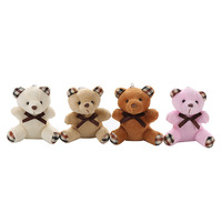 Cravate ours en peluche peluche petit ours poupée petit pendentif célébration de mariage lancer petit cadeau prix d'usine en gros