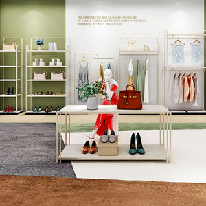 Espositore per <span class=keywords><strong>Abbigliamento</strong></span> Nero Opaco <span class=keywords><strong>di</strong></span> Lusso per <span class=keywords><strong>Negozi</strong></span> <span class=keywords><strong>di</strong></span> <span class=keywords><strong>Abbigliamento</strong></span> <span class=keywords><strong>Femminile</strong></span> - Product Image 2