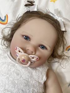 <span class=keywords><strong>Charlotte</strong></span> Beautiful, poupée réaliste reborn de 24 pouces, bébé fille, poupée en silicone souple, jouet DIY, cheveux implantés, nouveau-né reborn en silicone - Product Image 4