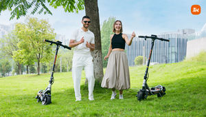 Trottinette électrique KuKirin A1 - 48V, pneus de 10 pouces, pédale ergonomique, écran LED, pliable, idéale pour le campus, les trajets quotidiens, le tourisme - Product Image 2