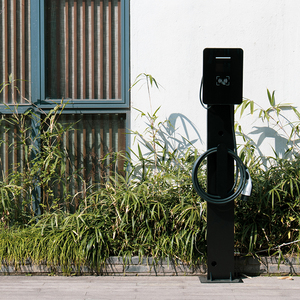 กล่องชาร์จไฟแบบติดผนัง CCS Type 2 3 เฟส 380V 14-44KW พร้อมสายชาร์จ AC ใหม่ หัวต่อพร้อมสายเคเบิล กันน้ำระดับ IP65 - Product Image 1