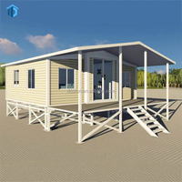 Conteneur de vie pliable Maisons avec chambres à coucher Conteneur extensible pliable Maison facile à assembler Conteneur de vie extensible Ho