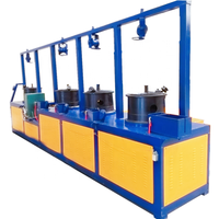 Machine à tréfiler à grande vitesse de type poulie pour fil d'acier au carbone / fer / fil recuit noir