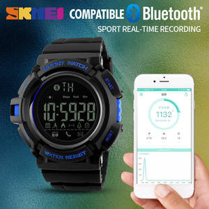 Montre numérique unisexe <span class=keywords><strong>SKMEI</strong></span> 1245 de marque chinoise, bracelet en silicone original, étanche, multifonction, montre intelligente de sport - Product Image 4