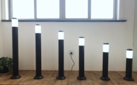Lampadaire LED 12W 18W pour allée de jardin, étanche IP54, éclairage moderne extérieur, lampadaire de jardin