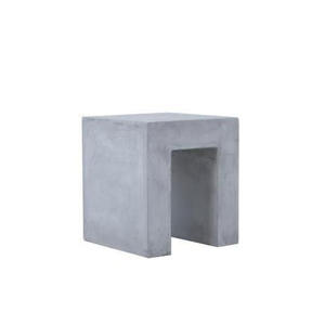 Tabourets et tables à manger de style Wabi-sabi rétro en ciment, tables à manger rectangulaires et rondes de haute qualité pour hôtels et bureaux - Product Image 3