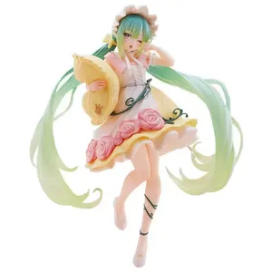 Set de Figuras de Anime Hatsune <span class=keywords><strong>Miku</strong></span> al por Mayor, Lindos Juguetes de Cantante Virtual, Figuras Coleccionables para Decoración de Escritorio, Regalo para Fans, Muñeca de Compañía - Product Image 6