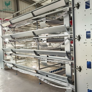 Ghana Full Automatic Chicken House <strong>Cage</strong> Poultry Farm H Type 4 Tier Layer Galvanize Chicken <strong>Cage</strong> With Manure Removal System - Product Image 3