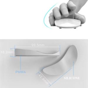 Xj Silicone Ergonomic Palm Left Hand Mouse Wrist Rest Pad Ce Silicon Stock Office - Product Image 6