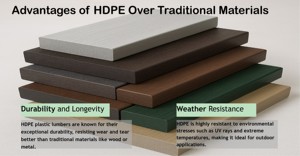 Planches en plastique garanties qualité, résistantes aux produits chimiques, pour bancs d'extérieur, en matériau HDPE, <span class=keywords><strong>bois</strong></span> synthétique, planches en plastique WinStar - Product Image 3