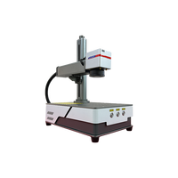 Mini graveur laser à fibre, corps noir et blanc, 20W 30W, refroidissement par air, marqueur léger pour gravure sur acier inoxydable