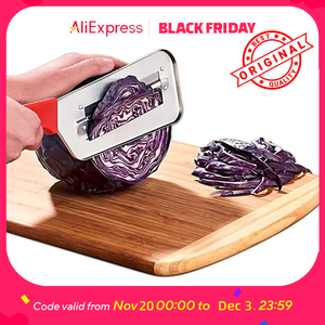 Mandoline à légumes 5 lames - L'assistant idéal pour des préparations rapides de gratins, hash browns et casseroles pour le dîner de Noël - Product Image 1