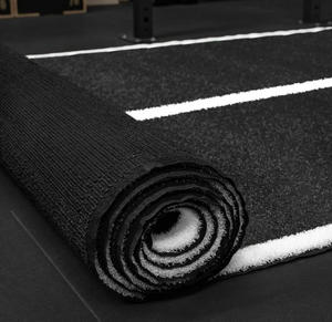 Césped Artificial Negro de 4.0m de Ancho, 10mm de Altura de Pelo, Alta Densidad, Absorción de Impactos, Piso Deportivo Cortado a Medida - Product Image 1