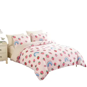 Beauty printing christmas baby cot 100 cotton bedding set sheets polyester bedding set