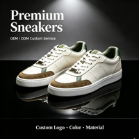 Chaussures de Skateboard en Cuir Véritable pour Hommes, Style Décontracté et Tendance, Conception Baskets Basses, Logo Personnalisé, Fabrication OEM ODM
