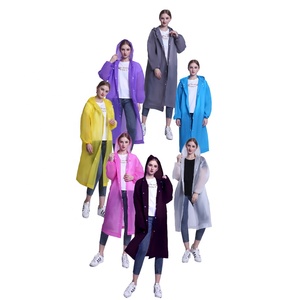 Vêtements <span class=keywords><strong>de</strong></span> <span class=keywords><strong>pluie</strong></span> d'extérieur, imperméable en plastique EVA épais et givré, imperméable réutilisable - Product Image 6
