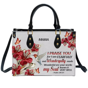 Borse personalizzate all'ingrosso la mia anima <span class=keywords><strong>lo</strong></span> sa molto bene borsa religiosa in pelle sintetica per donne di lusso - Product Image 1
