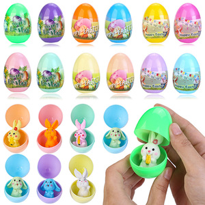 Openable <b>Easter</b> Bunny-Themed Plastic Capsule <b>Eggs</b> <b>Boxes</b>-Portable Party Decorations Bunny Toys Surprise Gifts Vending Capsules - Product Image 2