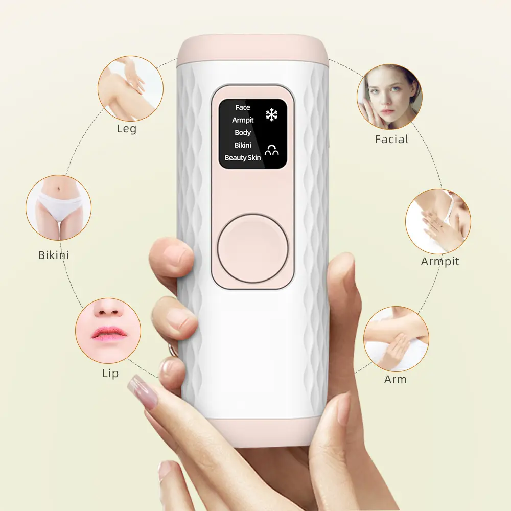 OEM Brand Home Use Portable Beauty Device Machine Body Face Ice Cool Painless IPL Hair Removal